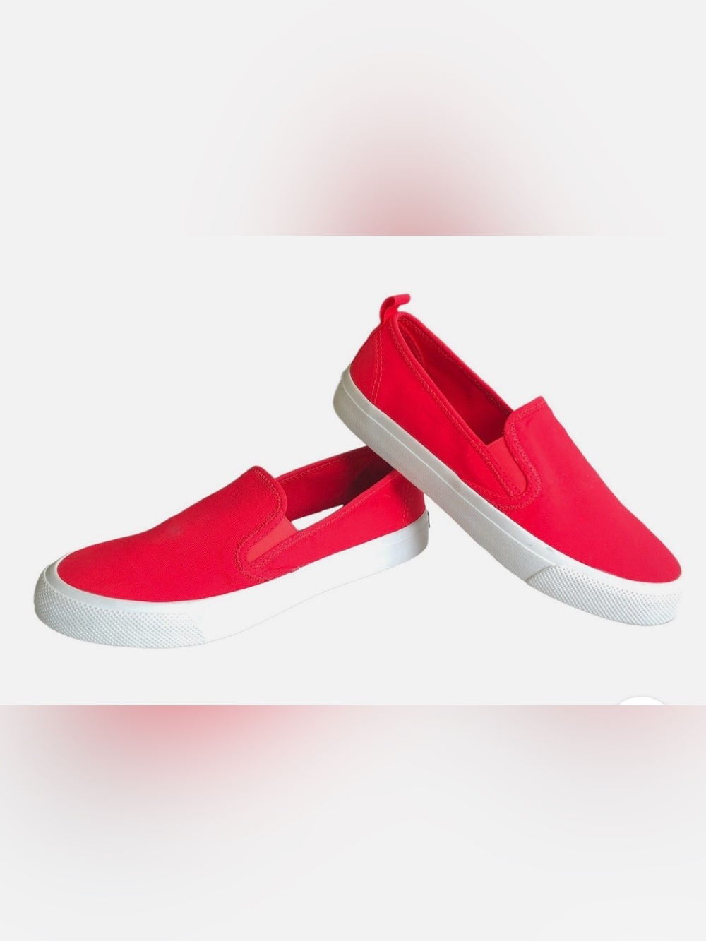 SPERRY x Vineyard Vines Collab Women's SEASIDE Canvas Slip On Size 8
